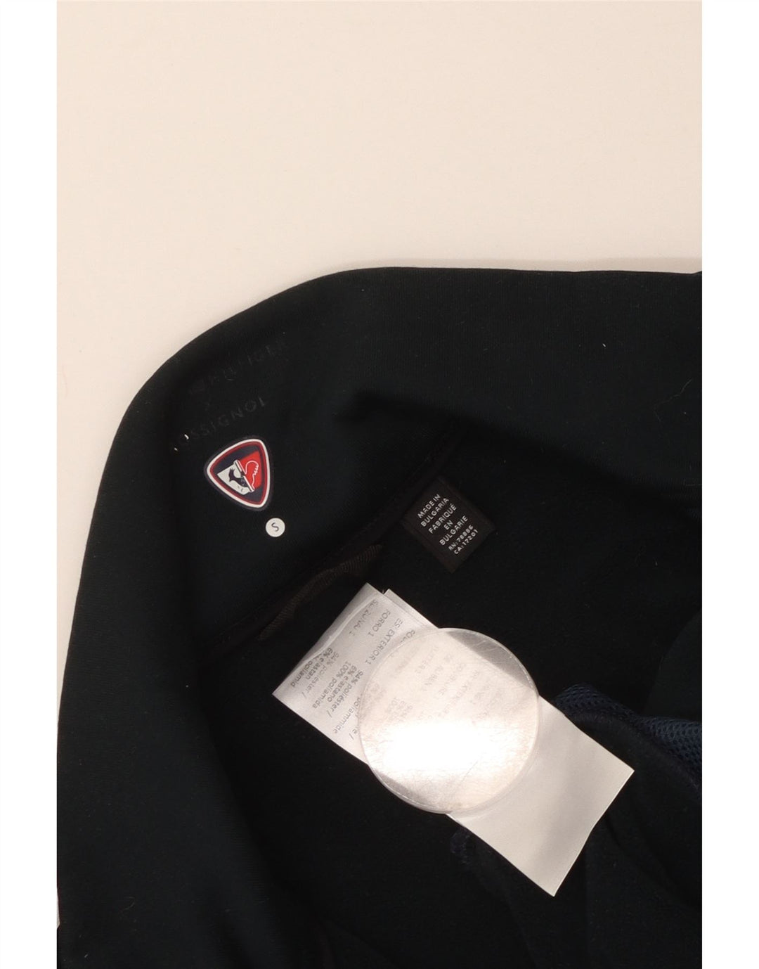 Tommy Hilfiger Womens Tracksuit Top Jacket UK 10 Small Navy Blue Polyester