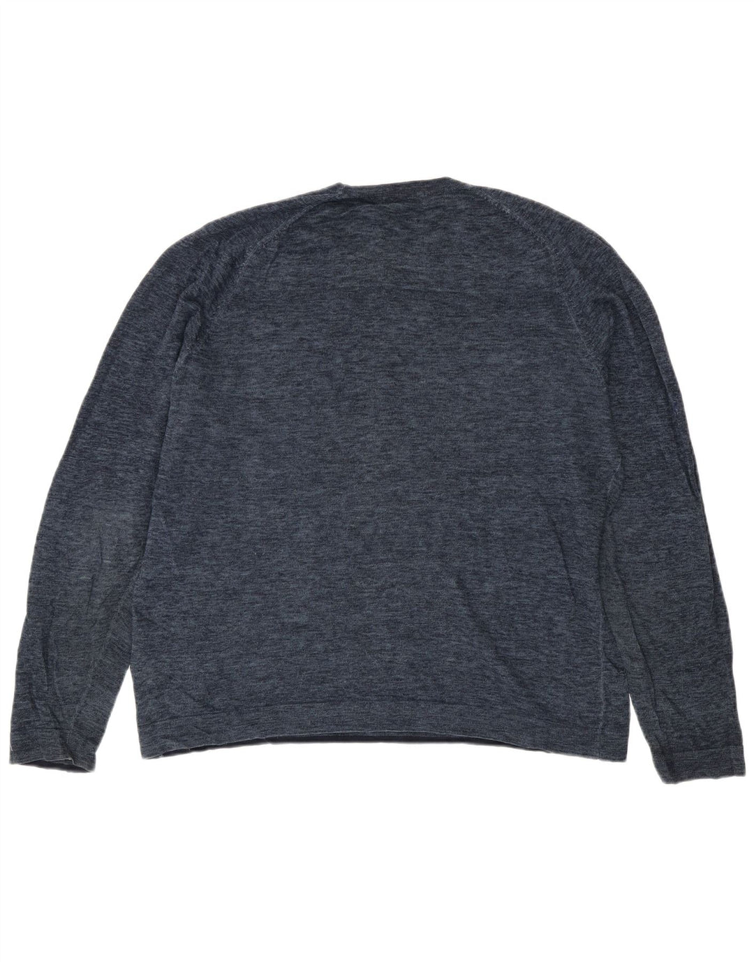 Marks & Spencer Mens Blue Harbour Crew Neck Jumper Sweater Large Navy Blue