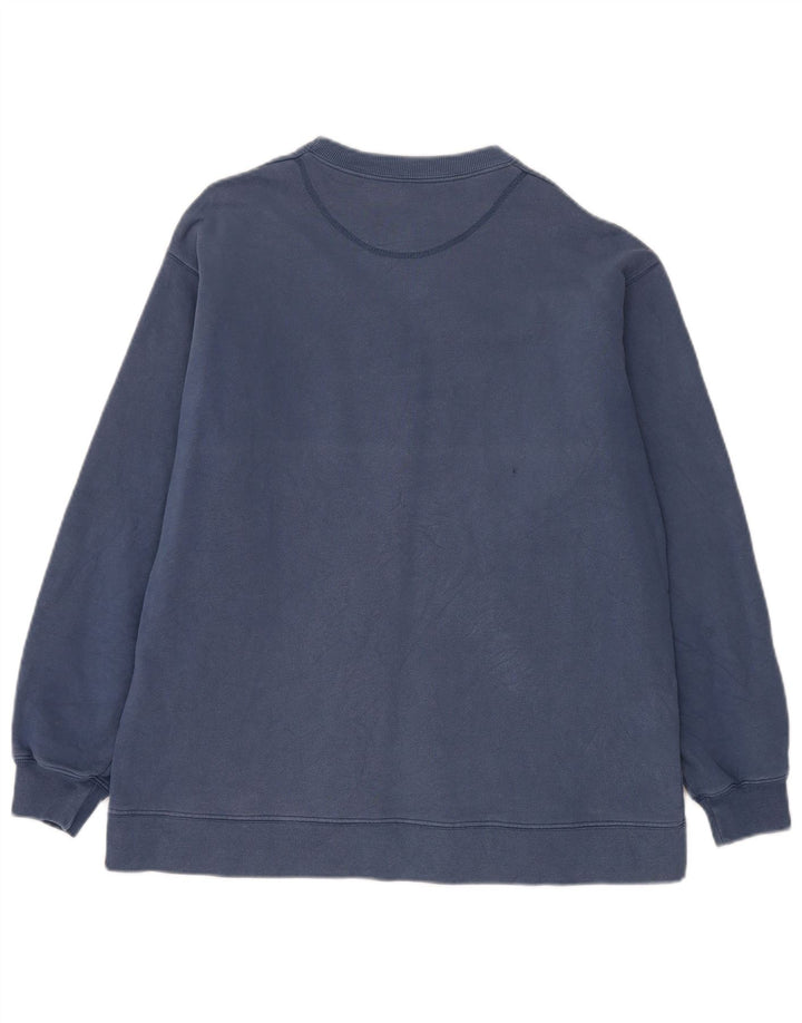 Chevignon Mens Graphic Regular Fit Sweatshirt Jumper Medium Blue