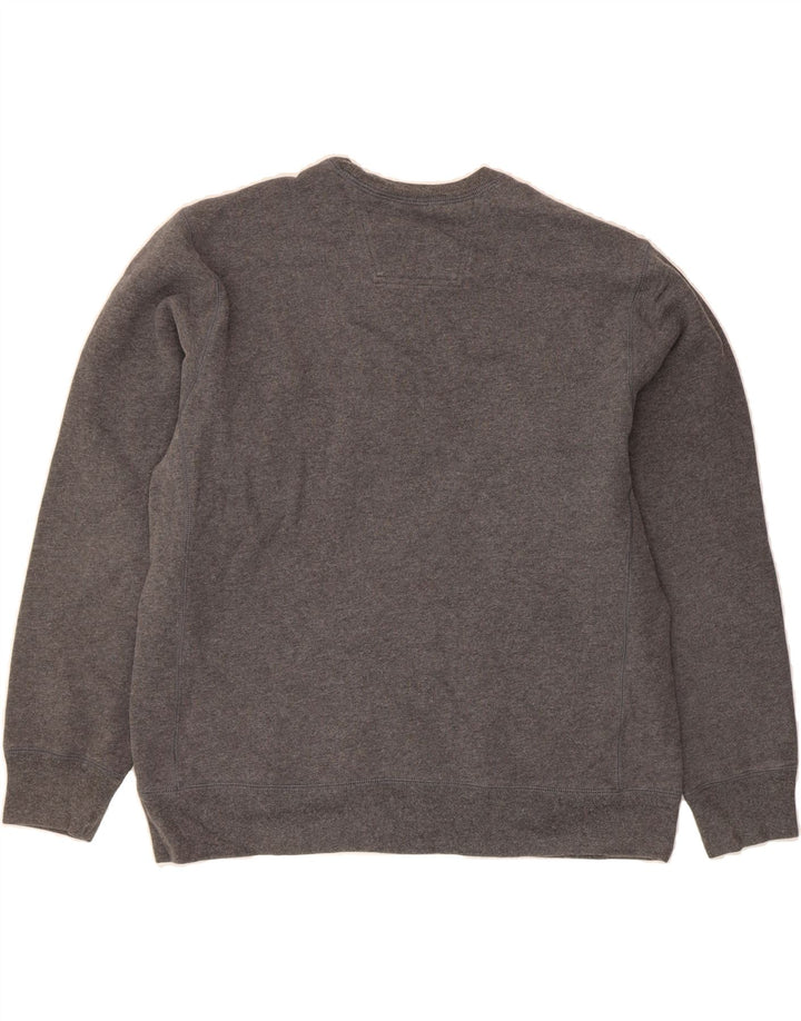 EDDIE BAUER Mens Graphic Sweatshirt Jumper Large Grey Cotton Vintage Eddie Bauer and Second-Hand Eddie Bauer from Messina Hembry 