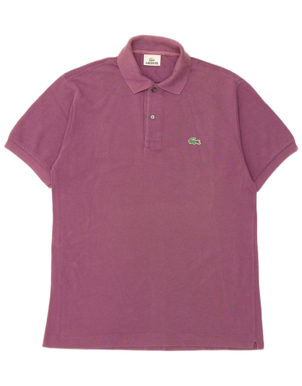 Lacoste Mens Polo Shirt Size 3 Small Purple Cotton