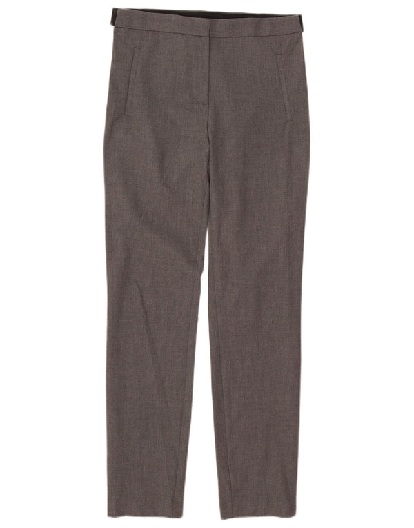 Zara Womens Slim Suit Trousers Medium W28 L27 Grey Polyester