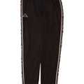 Kappa Mens Graphic Tracksuit Trousers Joggers Small Black Polyester