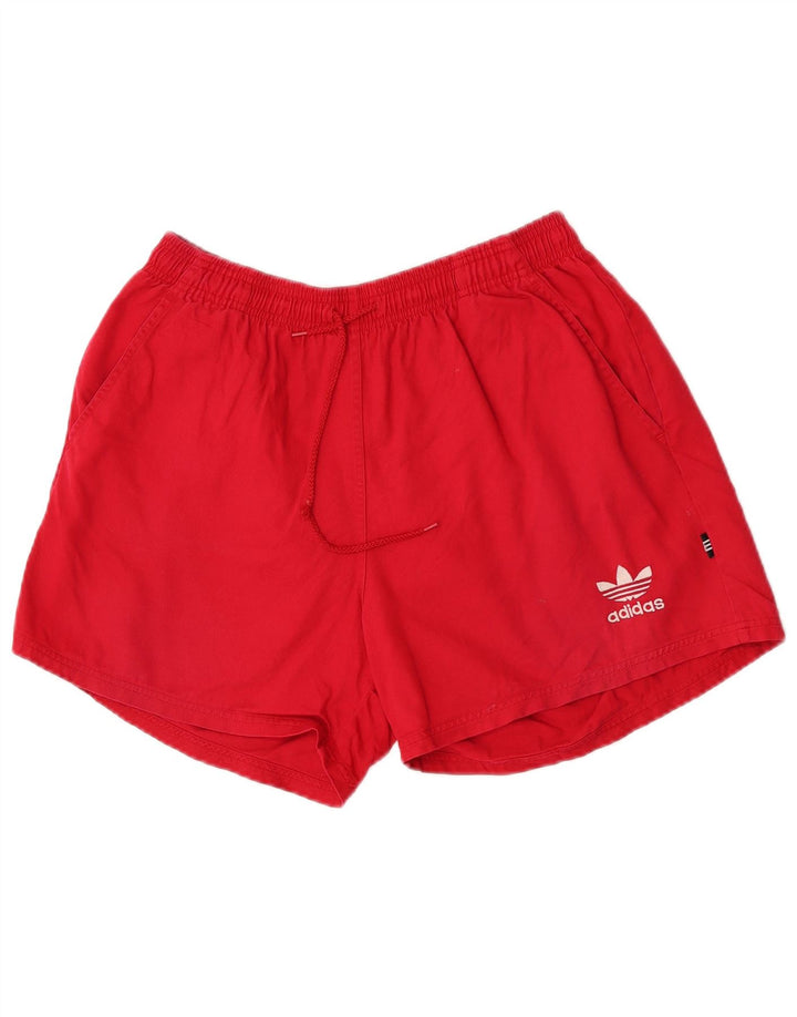 Adidas Mens Chino Shorts W34 Large Red Cotton