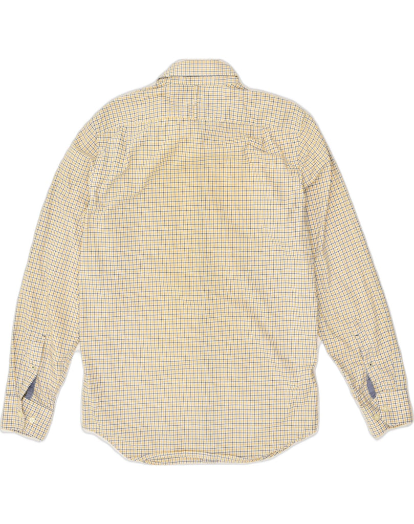 BANANA REPUBLIC Mens Shirt Medium Beige Check Cotton | Vintage Banana Republic | Thrift | Second-Hand Banana Republic | Used Clothing | Messina Hembry 