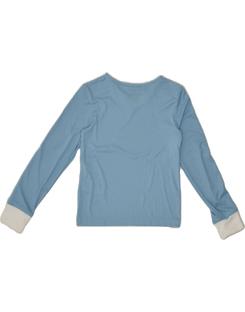 ADIDAS Boys Climalite Top Long Sleeve 7-8 Years XS Blue Polyester | Vintage Adidas | Thrift | Second-Hand Adidas | Used Clothing | Messina Hembry 