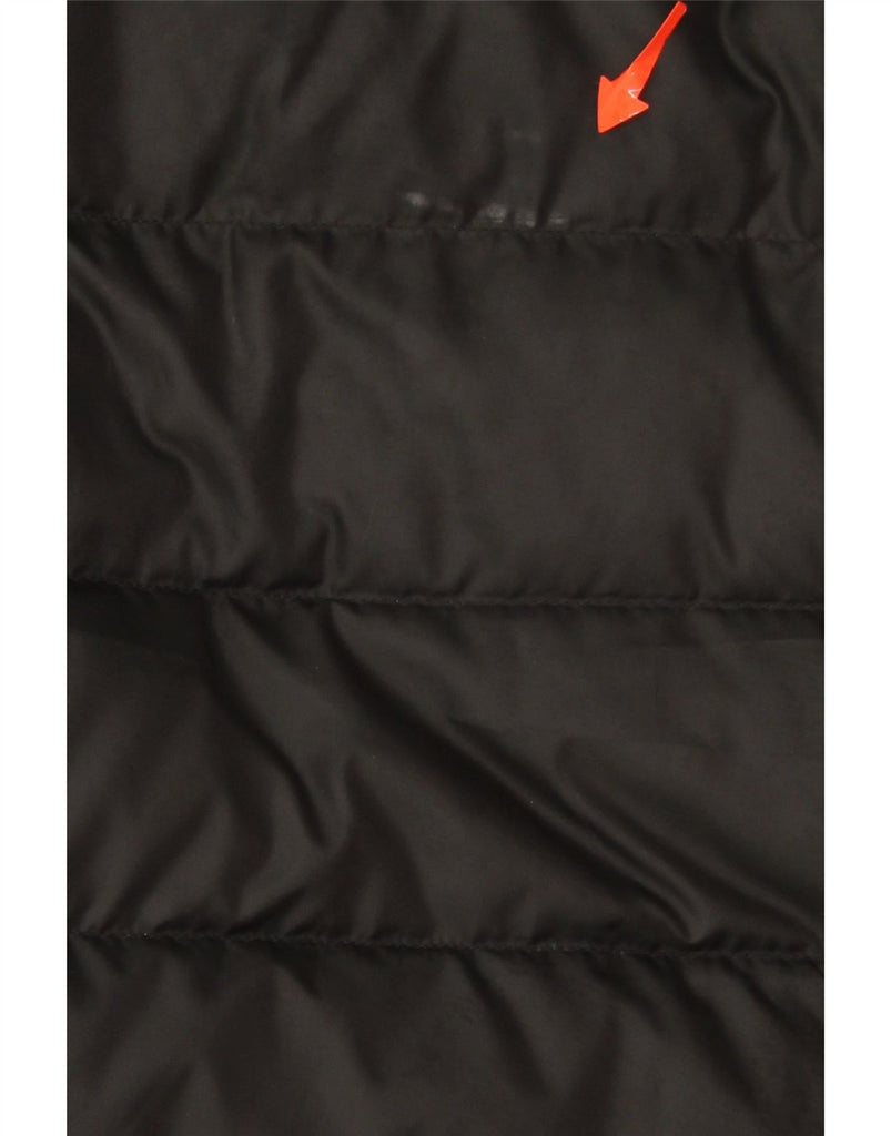 ADIDAS Mens Padded Jacket UK 38 Medium Black Polyester Vintage Adidas and Second-Hand Adidas from Messina Hembry 