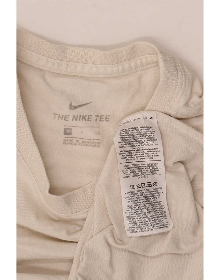 Nike Mens T-Shirt Top Small White Cotton