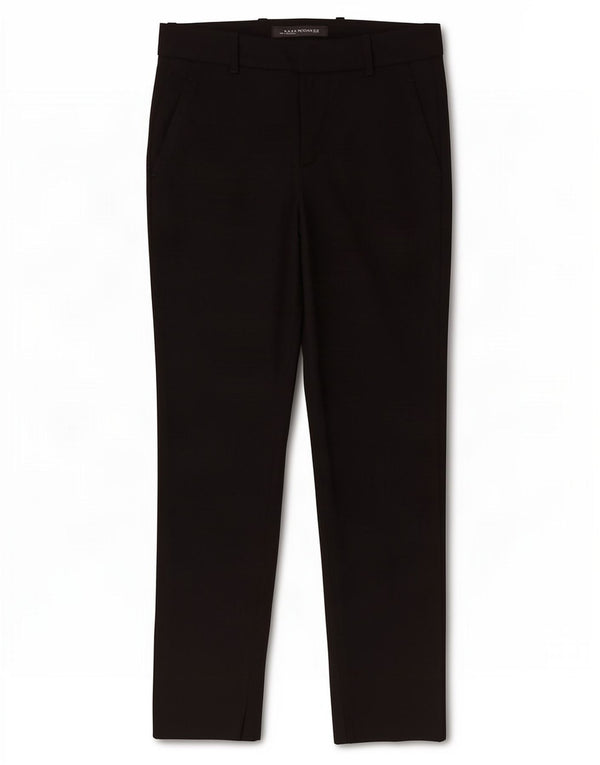 Zara Womens Slim Chino Trousers XS W24 L27 Black