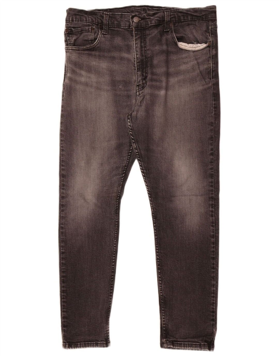 Levi's Mens 512 Slim Tapered Jeans W38 L30 Grey Cotton
