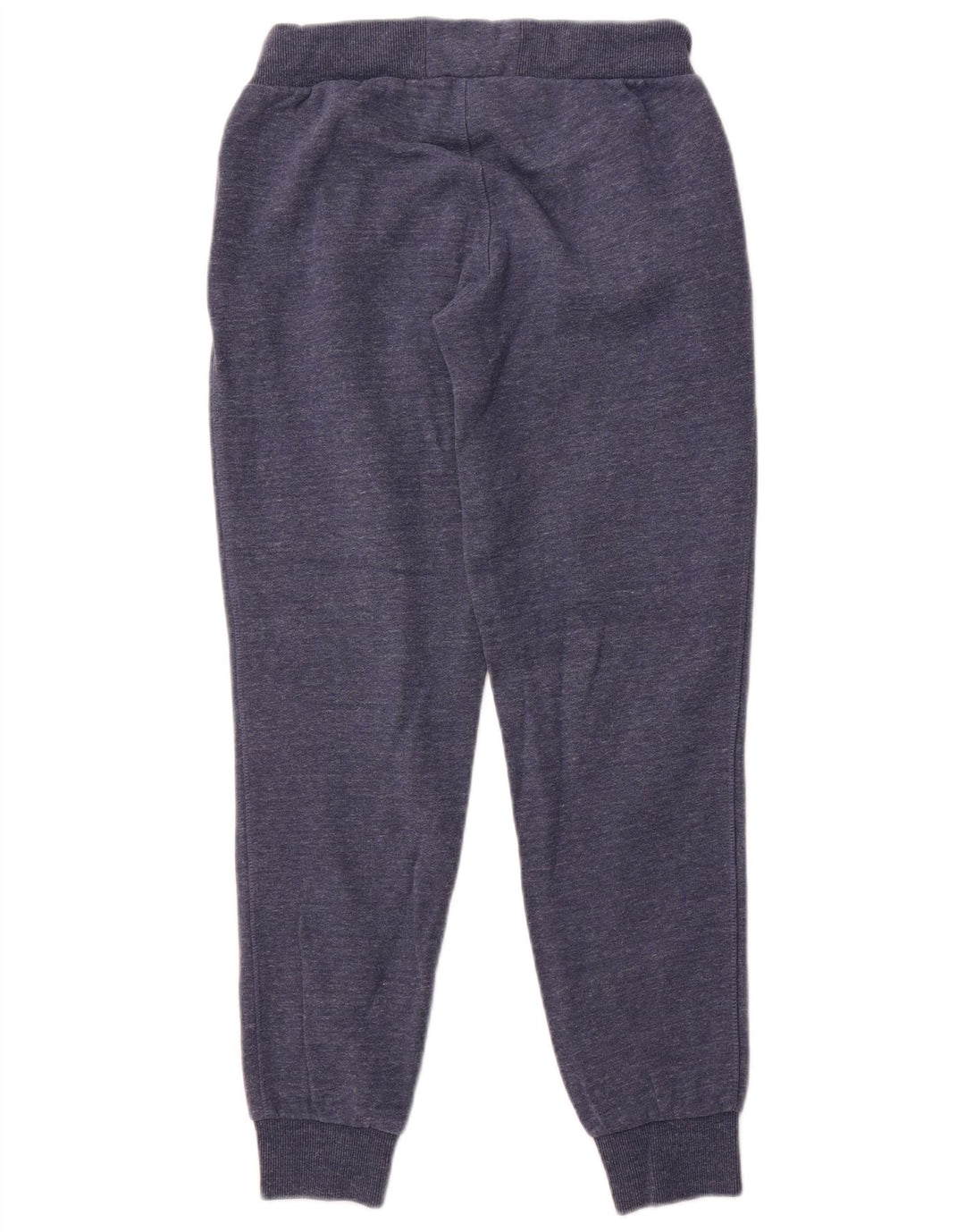 Superdry Womens Tracksuit Trousers Joggers UK 10 Small Navy Blue Flecked