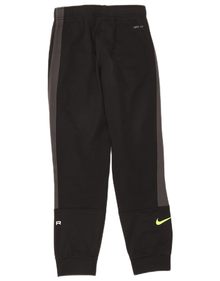 Nike Boys Dri Fit Tracksuit Trousers Joggers 10-11 Years Medium Black