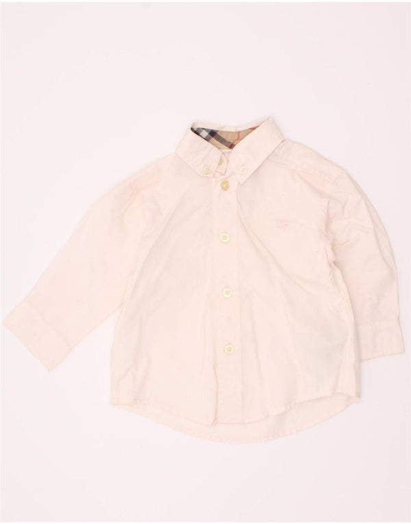 Burberry Baby Boys Shirt 6-9 Months Pink Cotton
