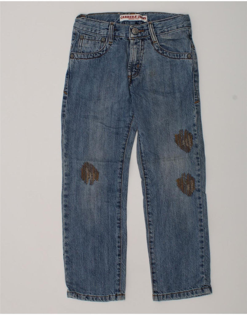 CARRERA Girls Straight Jeans 5-6 Years W22 L20  Blue Cotton | Vintage Carrera | Thrift | Second-Hand Carrera | Used Clothing | Messina Hembry 