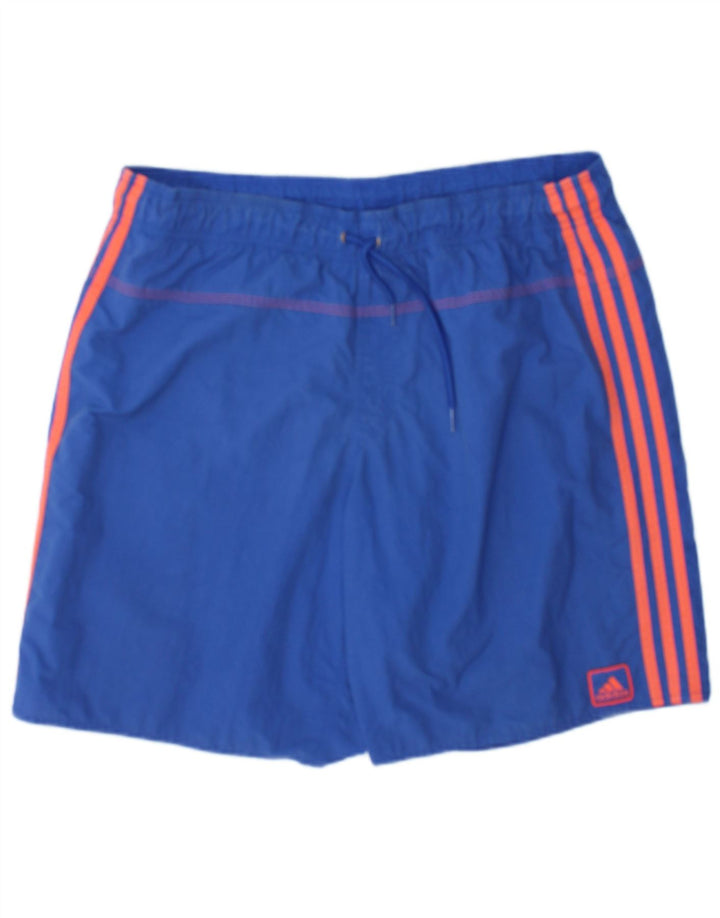 Adidas Mens Swimming Shorts Large  Blue Colourblock Nylon