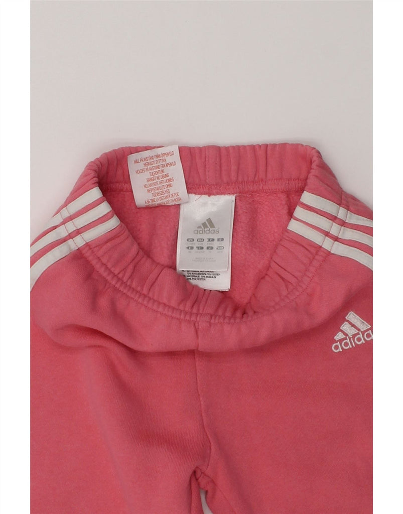 ADIDAS Baby Girls Joggers Trousers 12-18 Months Pink Cotton | Vintage Adidas | Thrift | Second-Hand Adidas | Used Clothing | Messina Hembry 