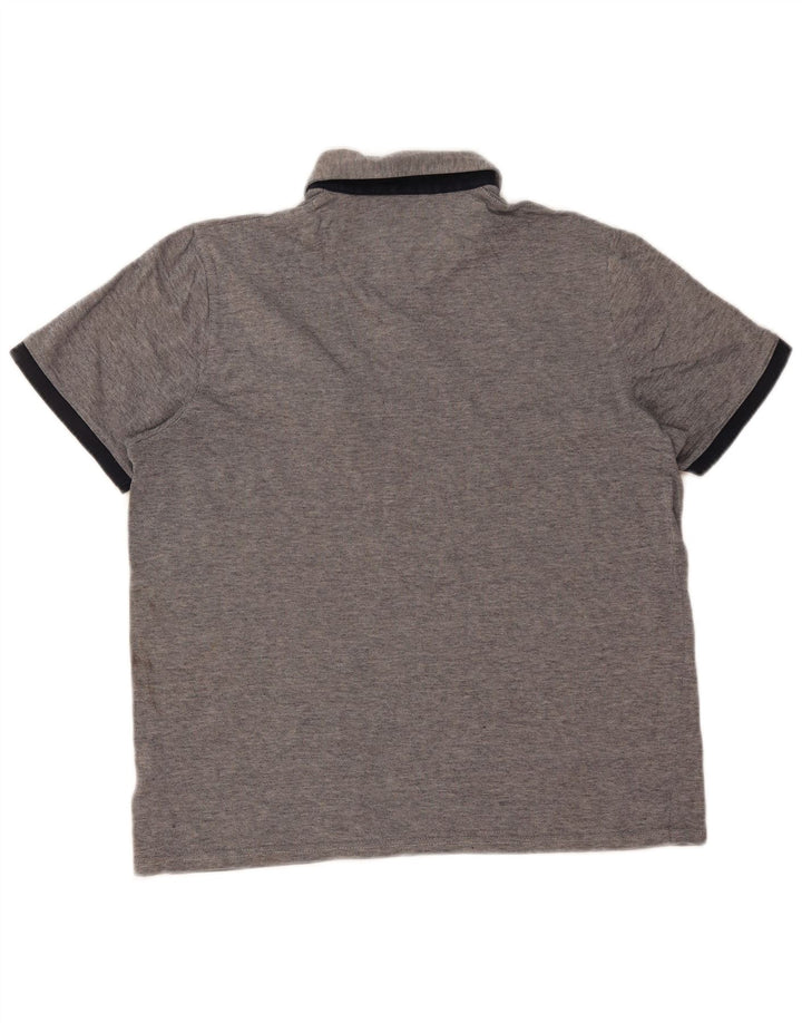 TED BAKER Mens Polo Shirt Size 5 XL Grey Cotton