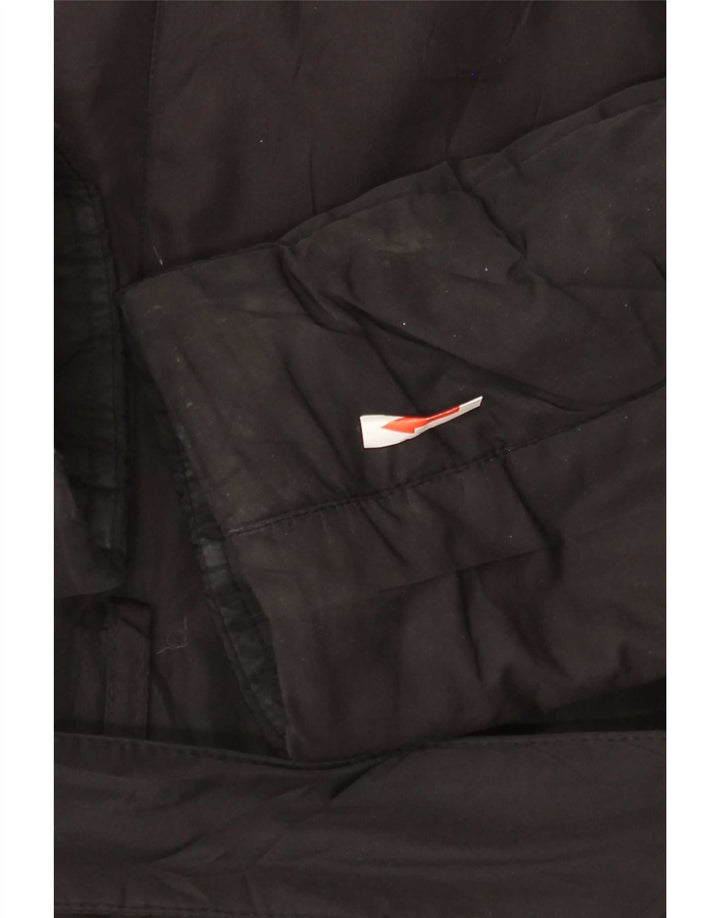 M&Co Womens Quilted Overcoat UK 14 Large Black