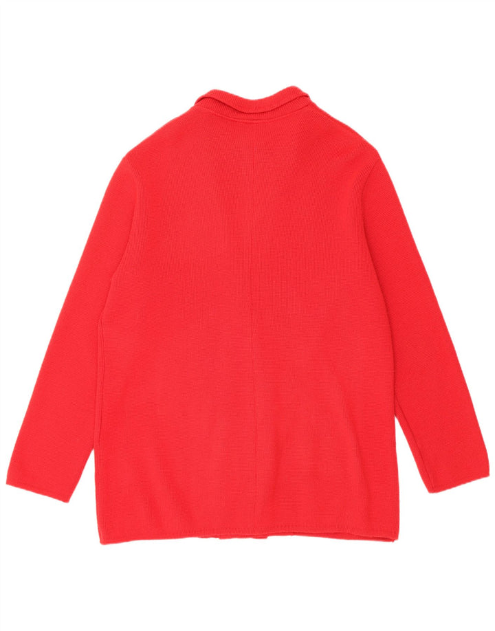 Vintage Womens Double Breasted Blazer Jacket UK 16 Large Red