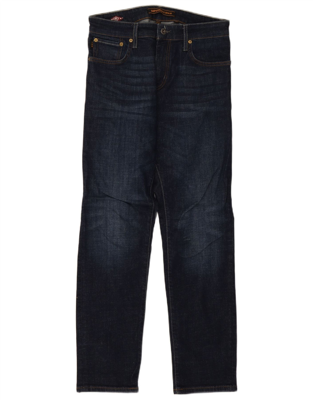 Superdry Mens Slim Jeans W30 L32 Blue Cotton