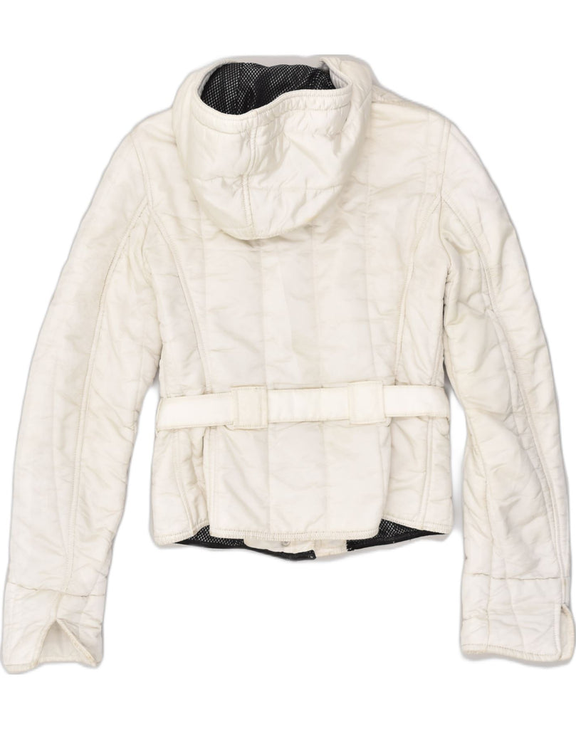 REFRIGIWEAR Girls Padded Jacket 14-15 Years Off White Polyacrylic | Vintage Refrigiwear | Thrift | Second-Hand Refrigiwear | Used Clothing | Messina Hembry 