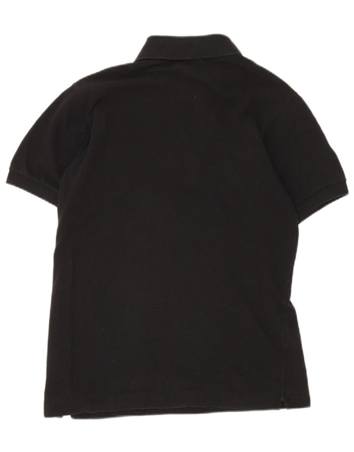 Lacoste Mens Polo Shirt Size 2 XS Black Cotton