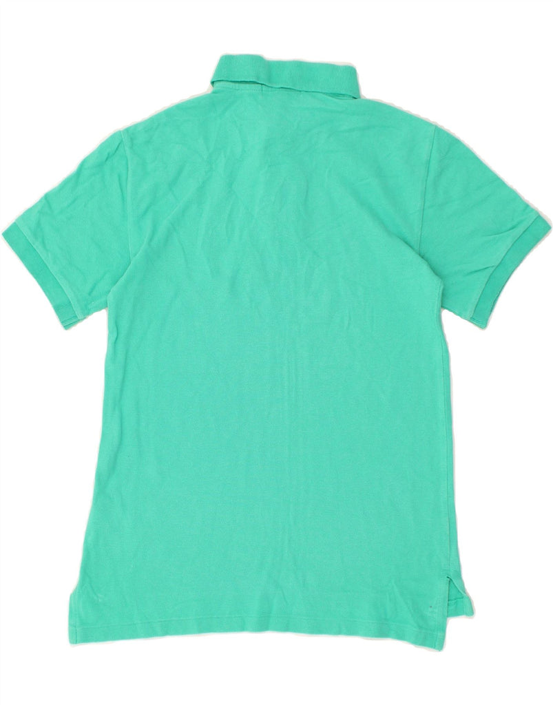 POLO RALPH LAUREN Girls Polo Shirt 10-11 Years Medium  Turquoise Cotton | Vintage Polo Ralph Lauren | Thrift | Second-Hand Polo Ralph Lauren | Used Clothing | Messina Hembry 