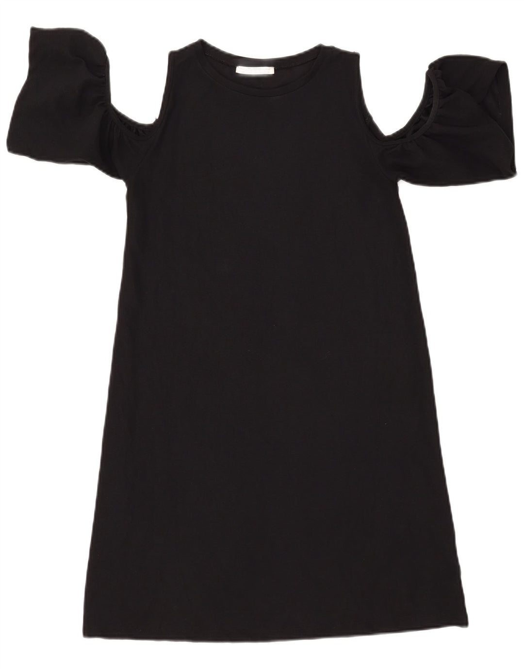 ZARA Womens Trafaluc Off Shoulder Dress UK 8 Small Black