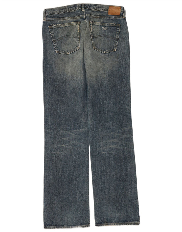 Armani Womens Straight Jeans  W30 L32 Blue Cotton