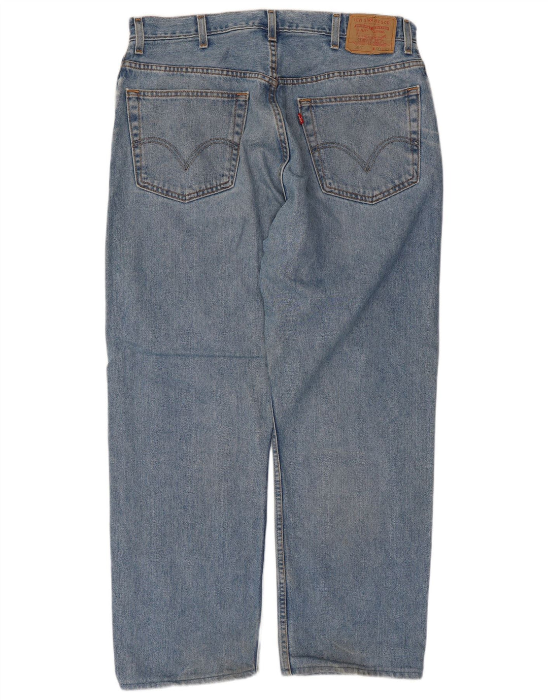 Levi's Mens 505 Regular Fit Straight Jeans W40 L32 Blue Cotton