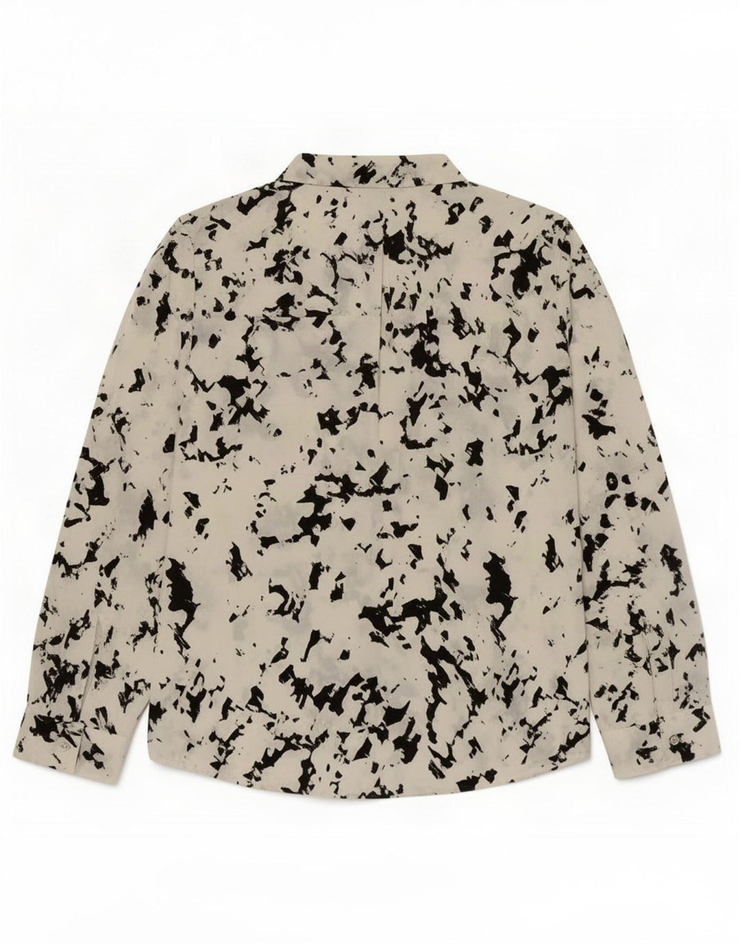 Calvin Klein Womens Abstract Pattern Blouse Top UK 16 Large White