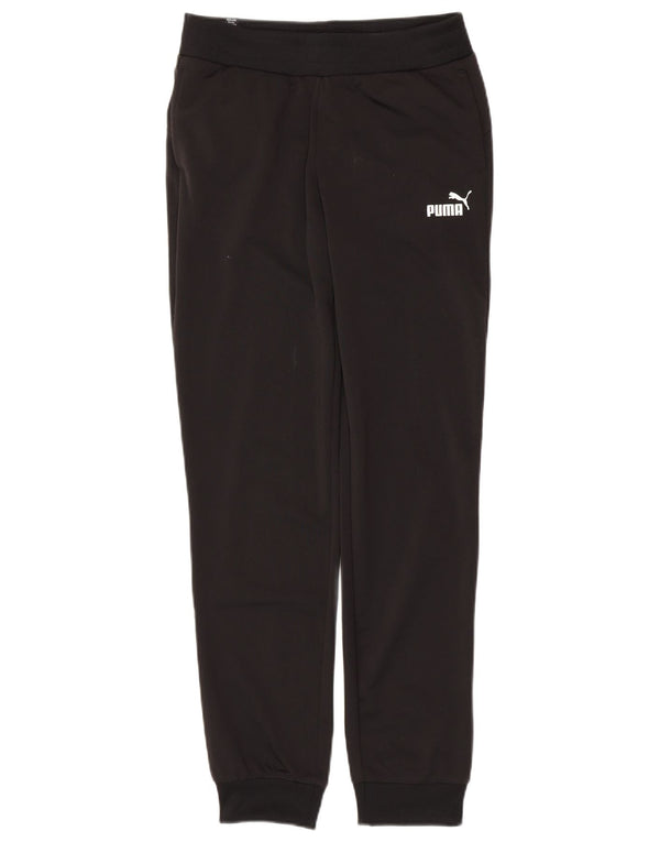 PUMA Mens Tracksuit Trousers Joggers XS Black Polyester