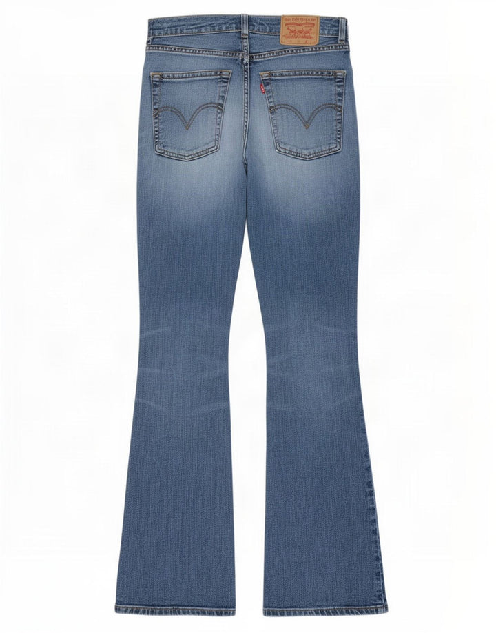 Levi's Womens 525 Bootcut Jeans W32 L34 Blue Cotton