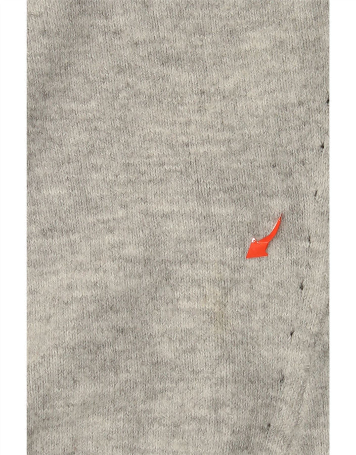 OASIS Womens Crew Neck Jumper Sweater UK 14 Medium Grey Acrylic