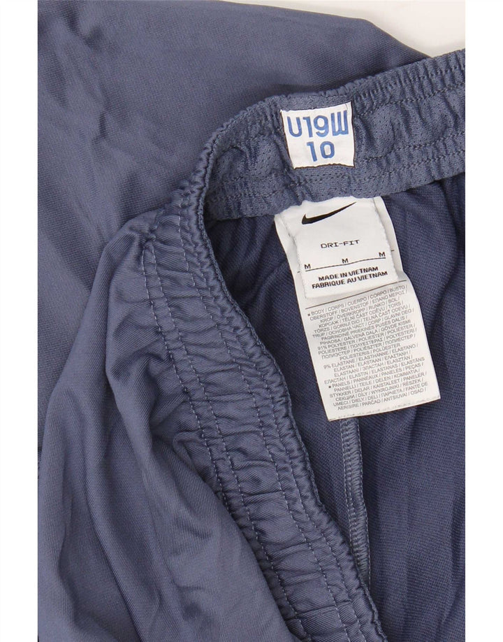 Nike Mens Inter Milan Tracksuit Trousers Medium Blue Colourblock Polyester