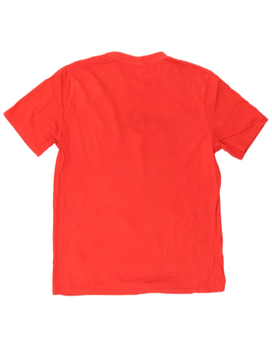 ELLESSE Mens Graphic T-Shirt Top Medium Red Cotton