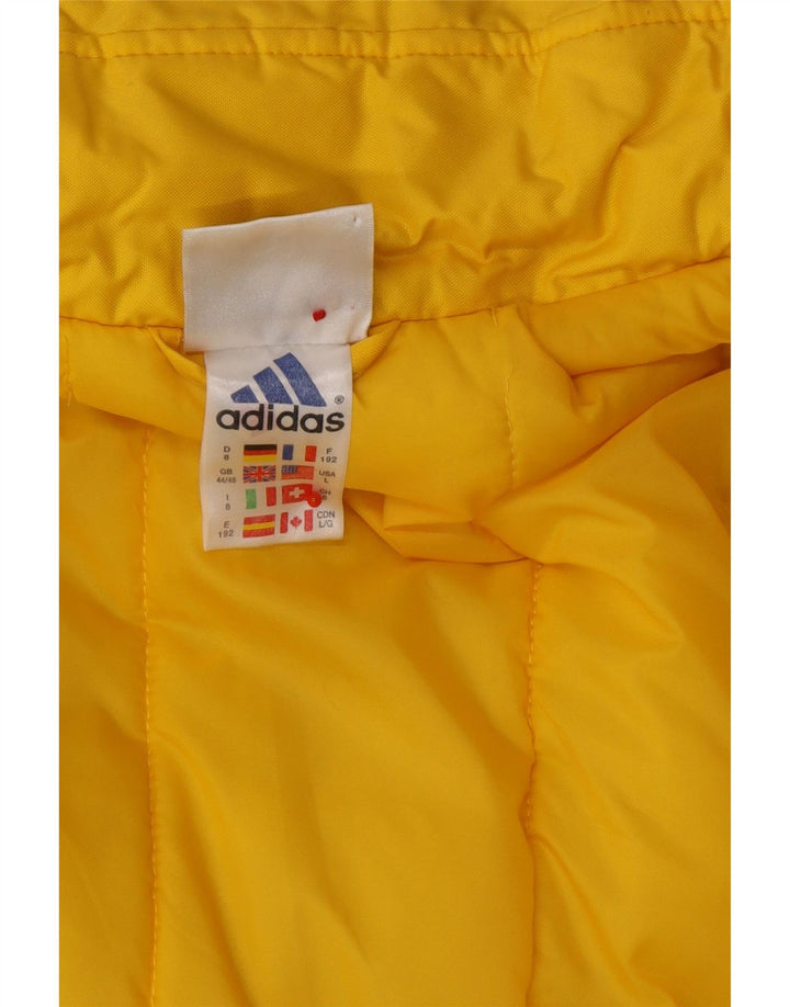 ADIDAS Mens Graphic Windbreaker Jacket UK 44/46 Large Black Colourblock