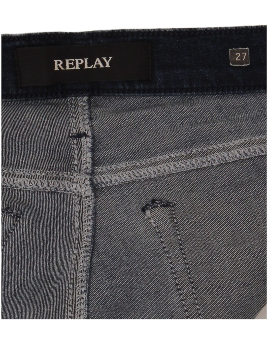 Replay Womens Slim Jeans W27 L28  Navy Blue