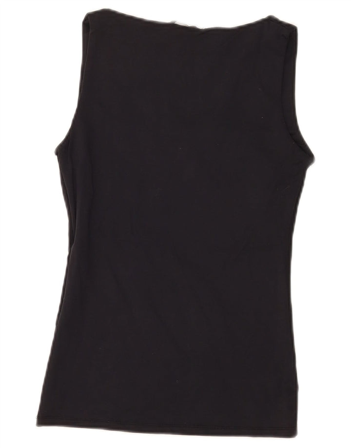 Zara Womens Vest Top UK 8 Small Black