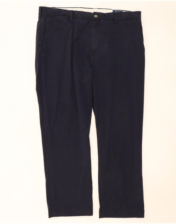 Polo Ralph Lauren Mens Stretch Classic Fit Chino Trousers W38 L30 Navy Blue