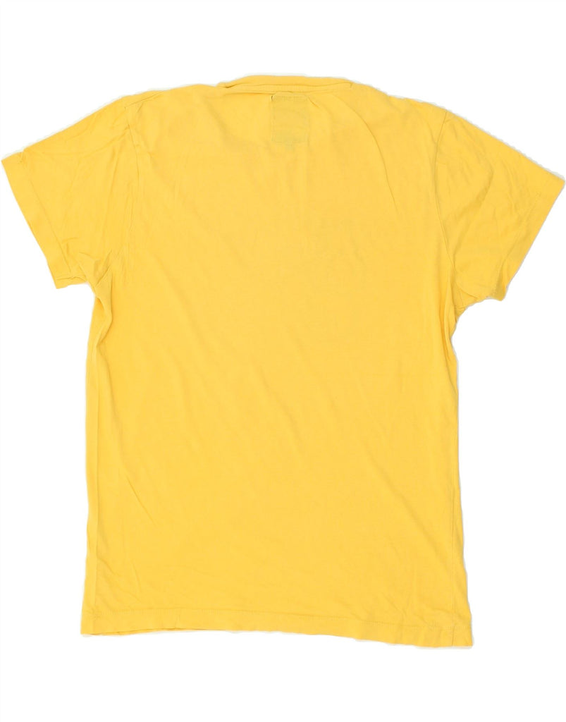 JACK & JONES Mens Graphic T-Shirt Top Small Yellow Cotton | Vintage Jack & Jones | Thrift | Second-Hand Jack & Jones | Used Clothing | Messina Hembry 
