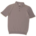 Reiss Mens Polo Shirt Medium Grey Cotton