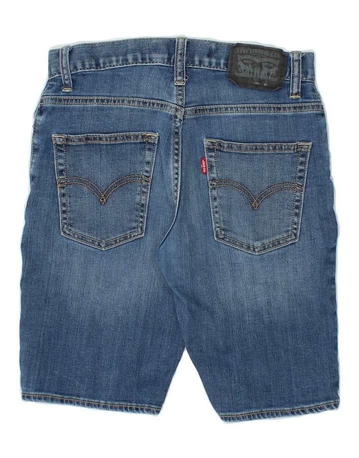 LEVI'S Boys Slim Denim Shorts 11-12 Years W26  Blue Cotton Vintage Levi's and Second-Hand Levi's from Messina Hembry 