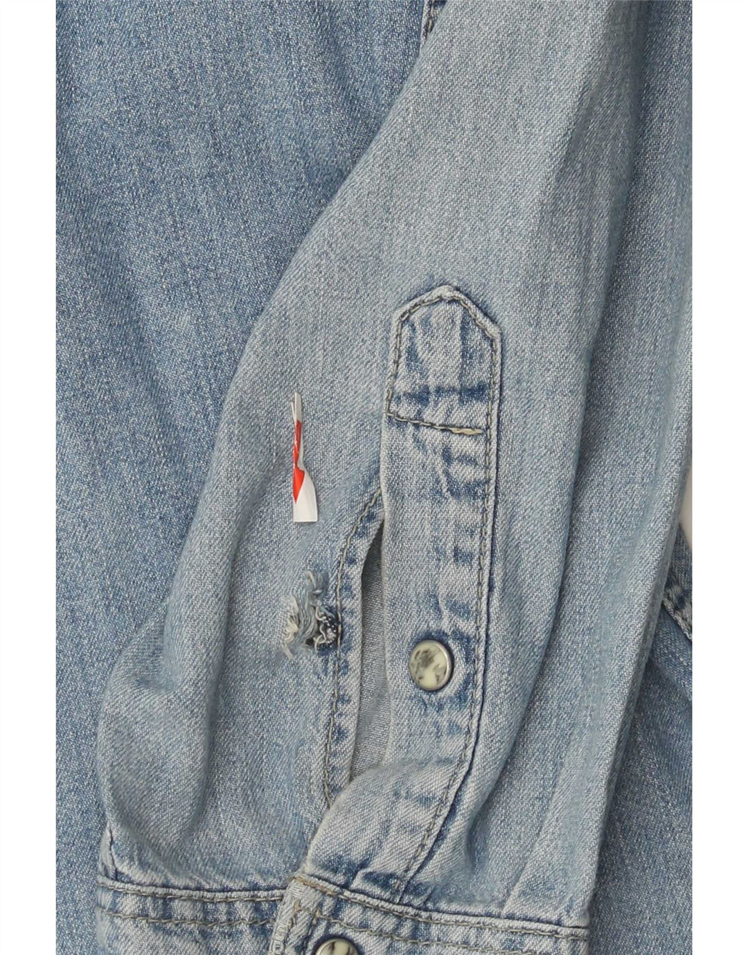 Wrangler Mens Denim Shirt 2XL Blue Cotton