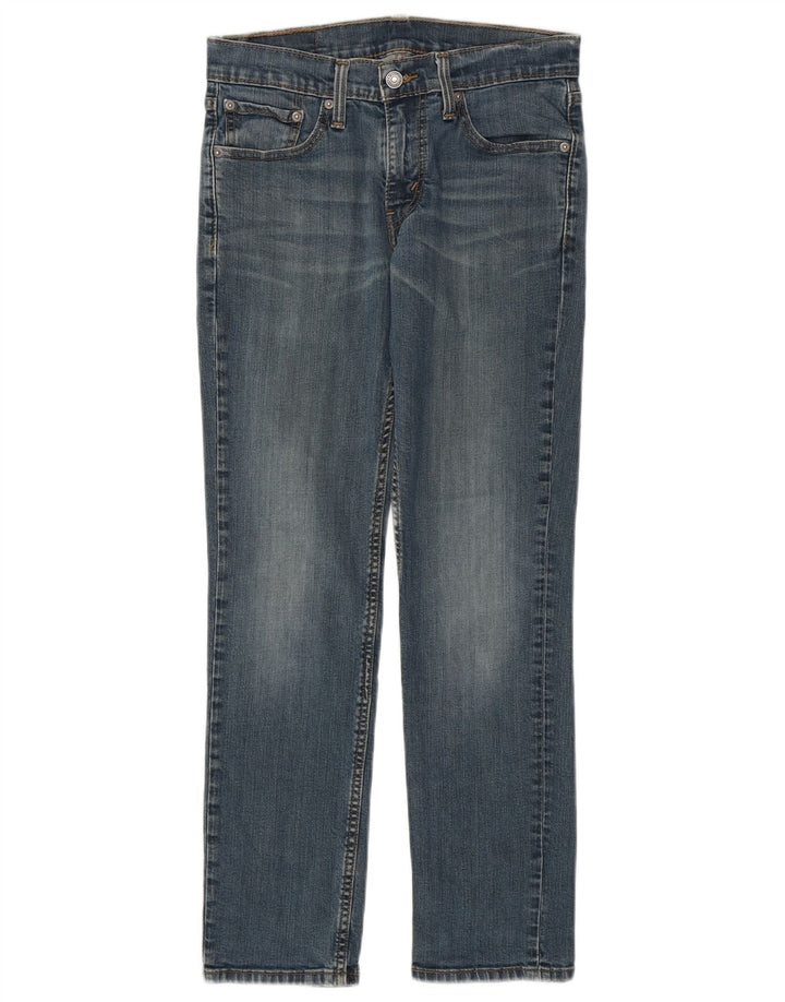 LEVI'S Womens 511 Slim Jeans W29 L30 Blue Cotton