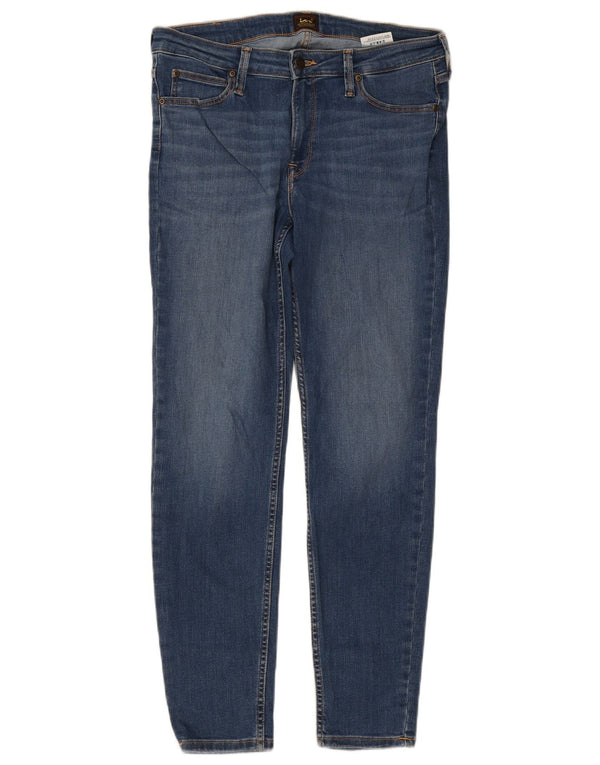 Lee Womens Scarlett Slim Jeans W31 L31 Blue Cotton