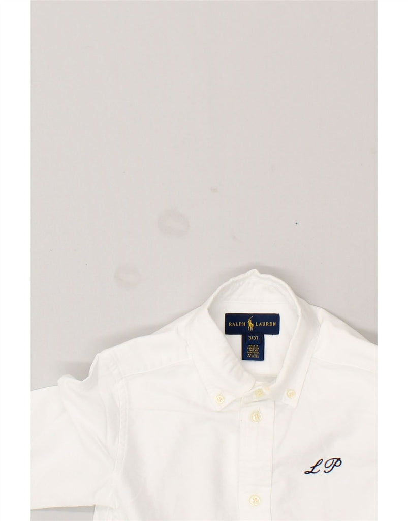 RALPH LAUREN Boys Shirt 2-3 Years White Cotton | Vintage Ralph Lauren | Thrift | Second-Hand Ralph Lauren | Used Clothing | Messina Hembry 