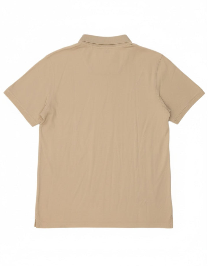 TIMBERLAND Mens Polo Shirt 2XL Beige Cotton