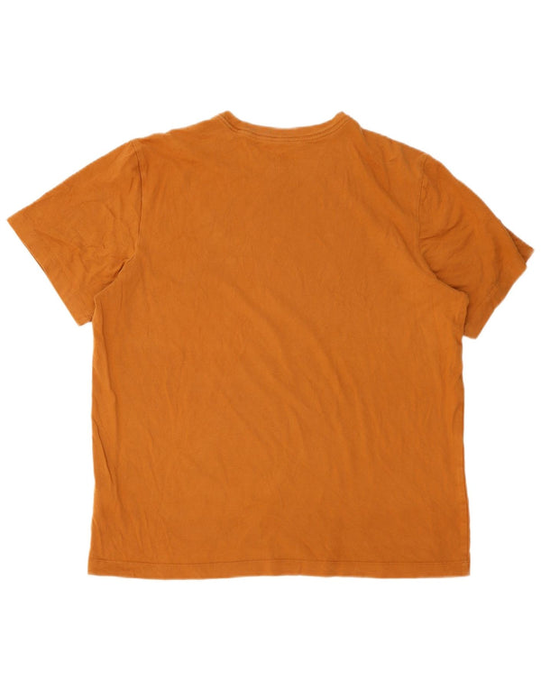 Jordan Mens T-Shirt Top Large Brown Cotton