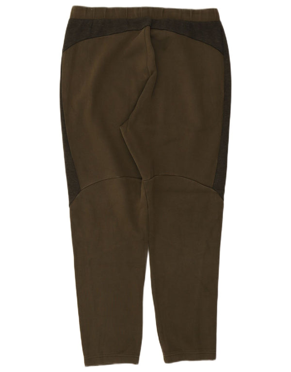 Puma Mens Tracksuit Trousers Large  Khaki Colourblock